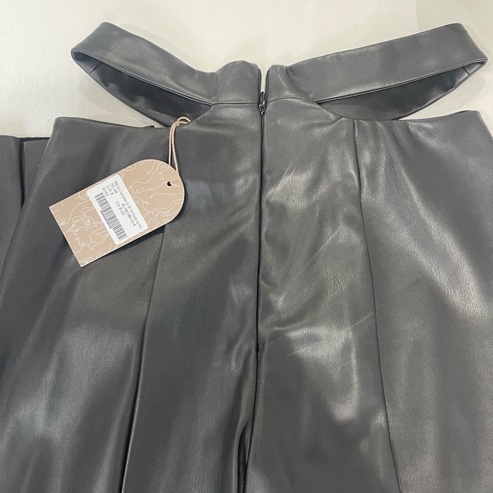Meshki Black Leather Pants - Picture 4 of 4